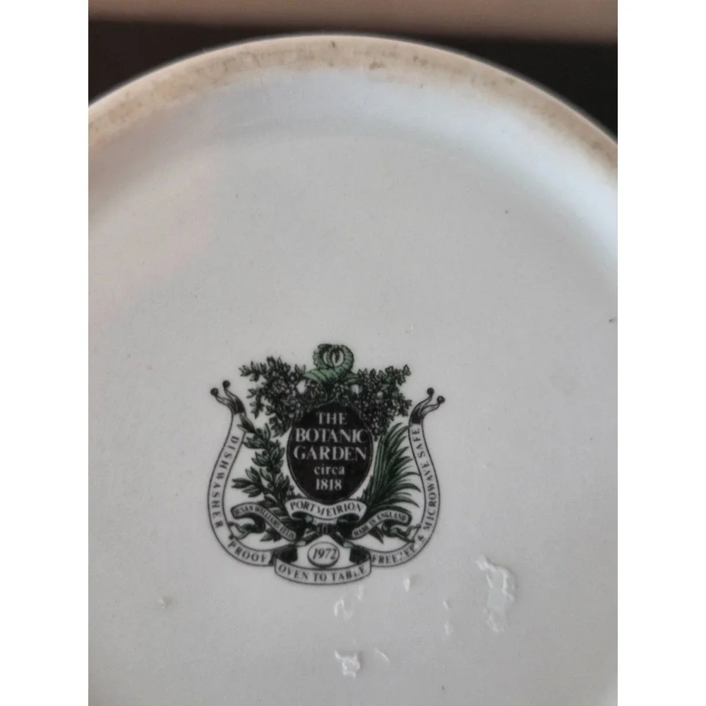 Portmeirion Botanic Garden Canister w/ Lid Cyclamen Repandum 4.5''